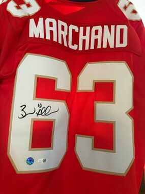 🔥Brad Marchand Autographed Jersey – JSA Certified RARE Florida Panthers Edition!